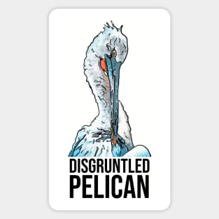 Funny Disgruntled Pelican Bird Sticker